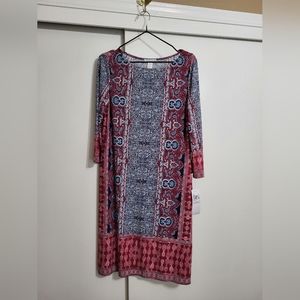 London Times print dress, size 10